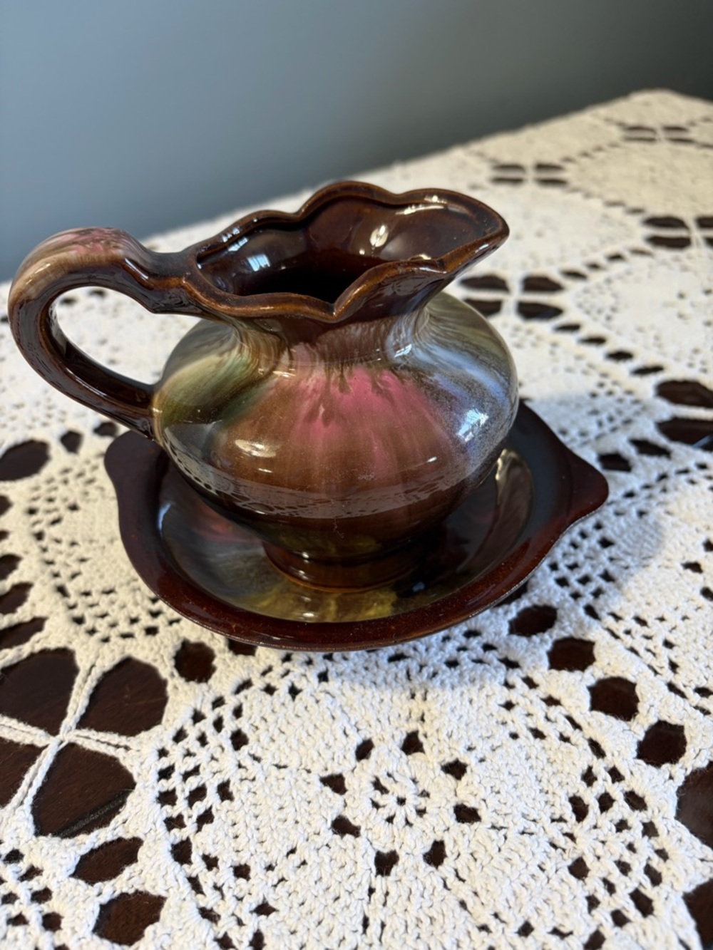 Decorative Ceramic Pitcher and Basin Set